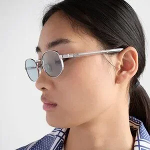 Prada | Accessories | Prada Women Sunglasses Silver Azure  display picture 3
